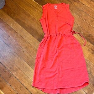 Sleeveless Dark Coral Dress